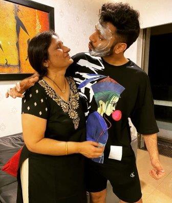 Rahul Raidya RKV with Mother