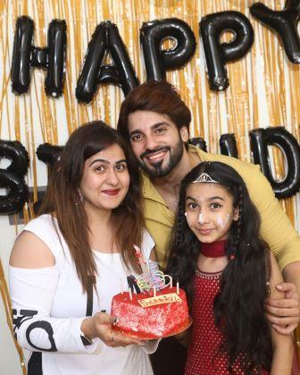 Sanrissh Vedh celebrating Sister birthday